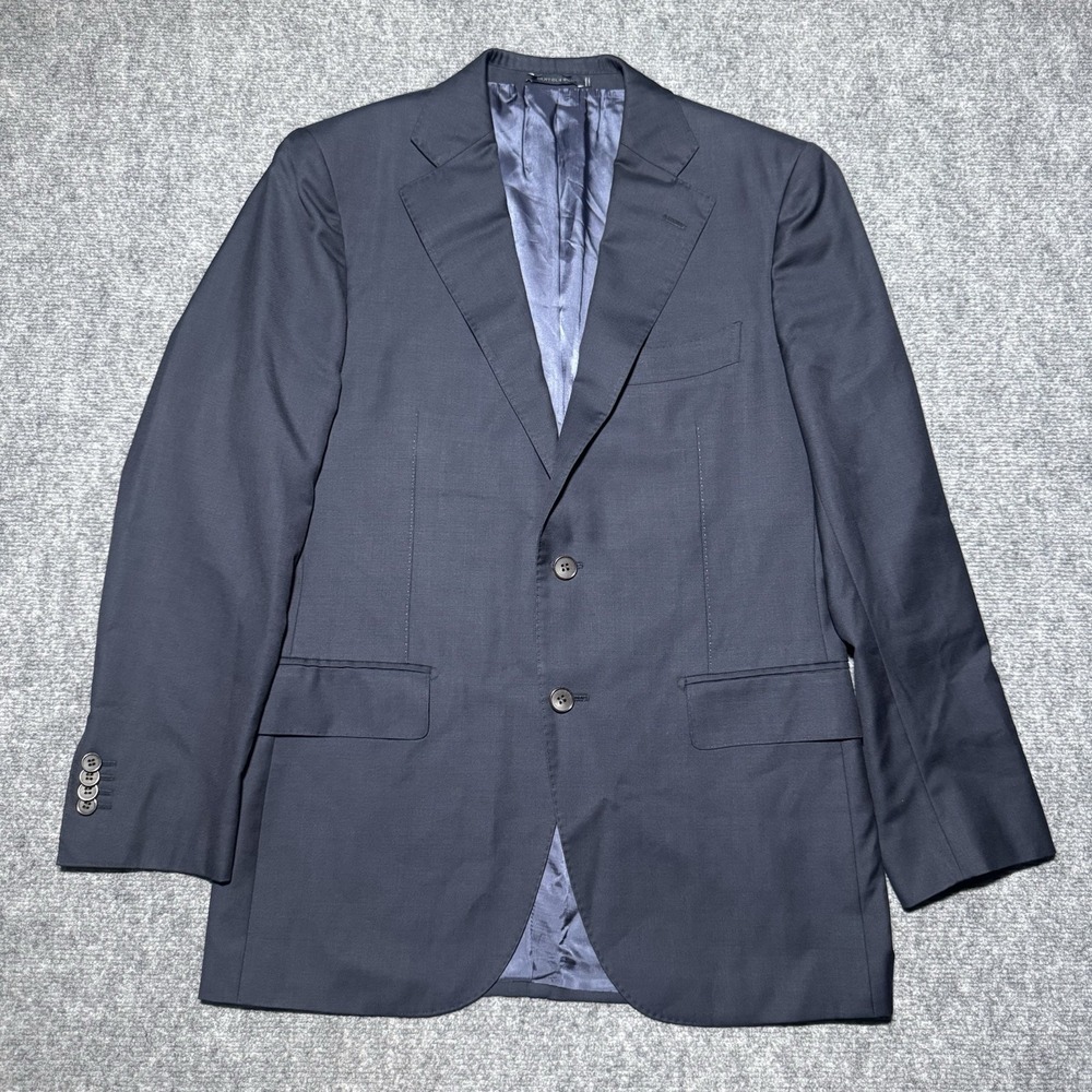 Suitsupply Mens Lazio Suit Jacket Blazer Navy Blue 50 Wool Vitale Barberis